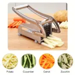 Stainless Steel Vegetable Shredder and Potato Slicer for Manual Food Preparation – gallery image 9