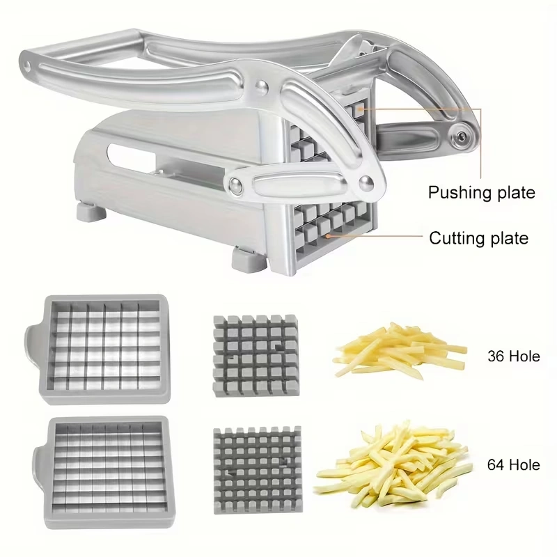 Stainless Steel Vegetable Shredder and Potato Slicer for Manual Food Preparation – description image 4