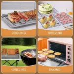 3-Tier Foldable Cooling Rack for Cookies, Cakes and Baked Goods – gallery image 12