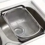 Stainless Steel Colander for Washing and Draining with Telescopic Handle – gallery image 7