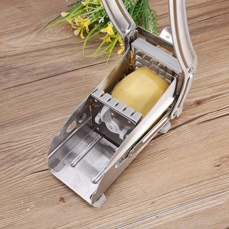 Stainless Steel Vegetable Shredder and Potato Slicer for Manual Food Preparation – description image 6
