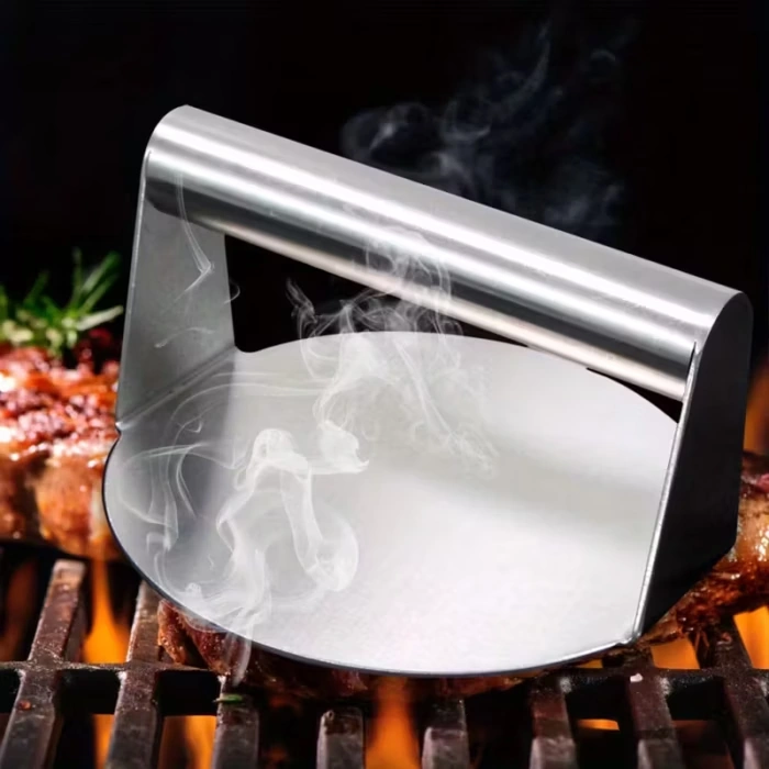 Stainless Steel Burger Press for Shaping Hamburger Patties – description image 1