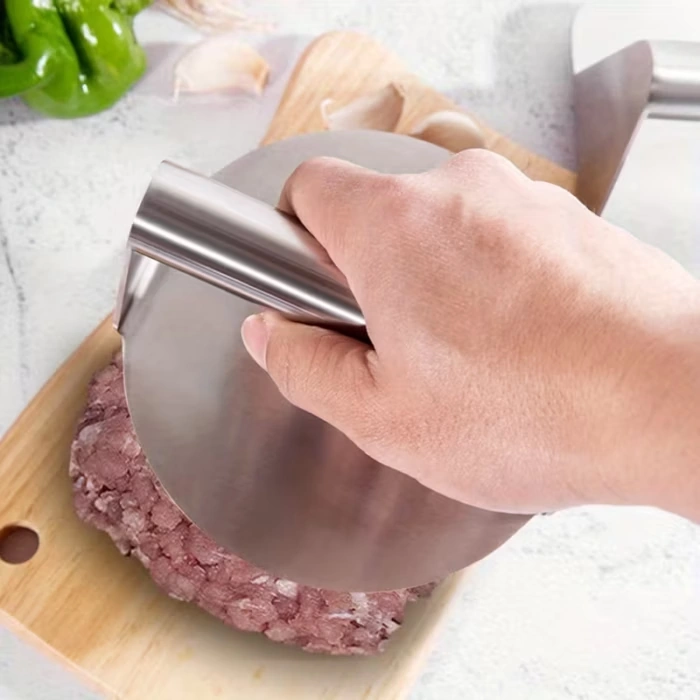 Stainless Steel Burger Press for Shaping Hamburger Patties – description image 9