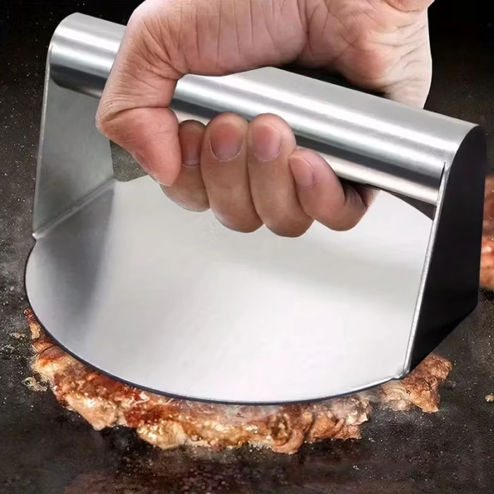 Stainless Steel Burger Press for Shaping Hamburger Patties – description image 2