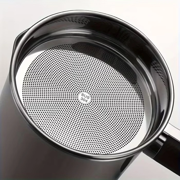 Stainless Steel Oil Storage Pot for Filtering and Storing Cooking Oil with Lid – description image 3