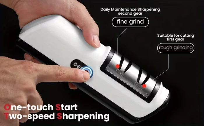 Electric Knife Sharpener for Basic Home Kitchen Blade Maintenance – description image 4