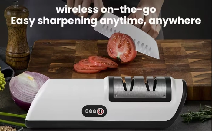 Electric Knife Sharpener for Basic Home Kitchen Blade Maintenance – description image 5