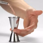 Stainless Steel Cocktail Shaker for Mixing Beverages with Integrated Measuring Cup – gallery image 3