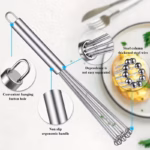 Stainless Steel Bead Whisk for Mixing, Stirring, and Beating Ingredients – gallery image 5