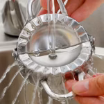 Stainless Steel Dumpling Maker for Wrapping and Cutting Dumplings, Pies, and Pastries – gallery image 11