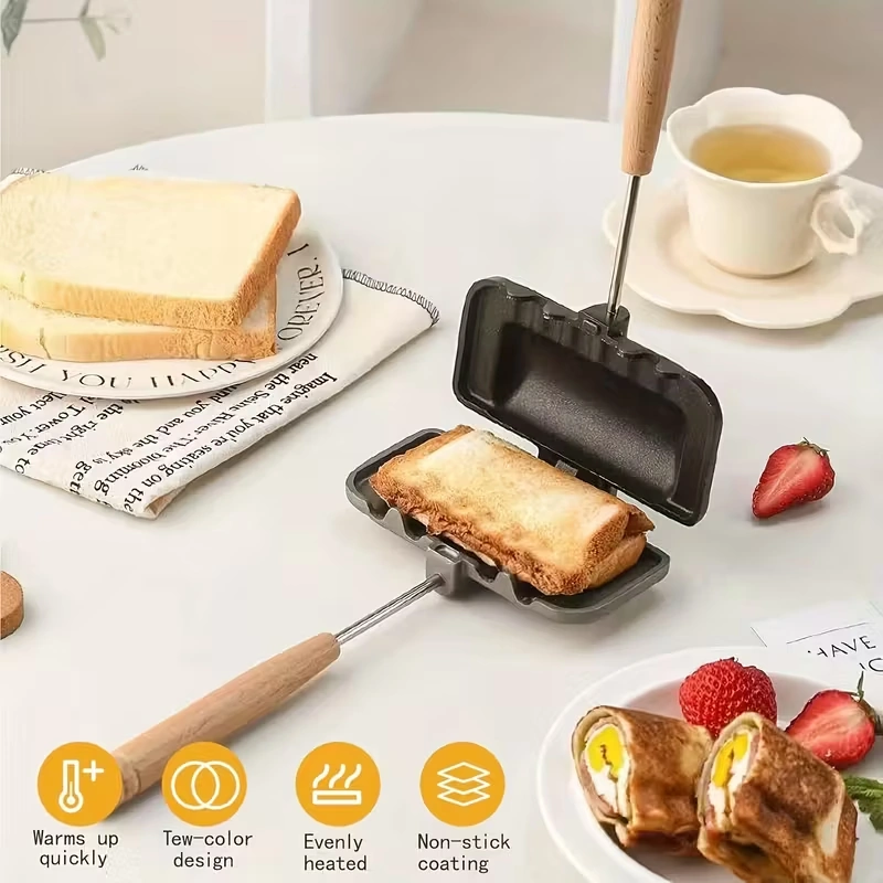 Sandwich Frying Pan for Flipping and Cooking Flat Foods – description image 7