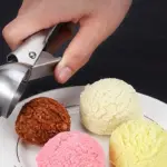 Stainless Steel Ice Cream Scoop with Trigger for Dessert Serving – gallery image 10