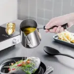 Mini Stainless Steel Milk Pot with Long Handle and Pour Spout for Heating Milk, Butter, Coffee and Sauces – gallery image 9
