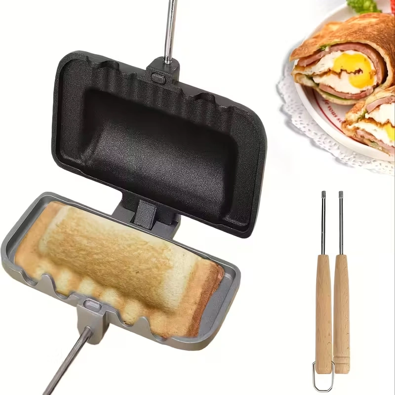 Sandwich Frying Pan for Flipping and Cooking Flat Foods – description image 5