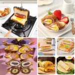 Sandwich Frying Pan for Flipping and Cooking Flat Foods – gallery image 15