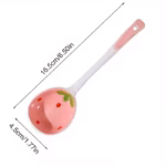 Ceramic Soup Spoon for Desserts and Soups with Long Handle Design – gallery image 5