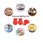 Silicone Chocolate Melting and Dispensing Pot for Baking Preparation – gallery image 10