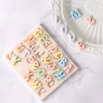 Alphabet and Number Silicone Biscuit Mold for Shaping Small Baked Items – gallery image 3