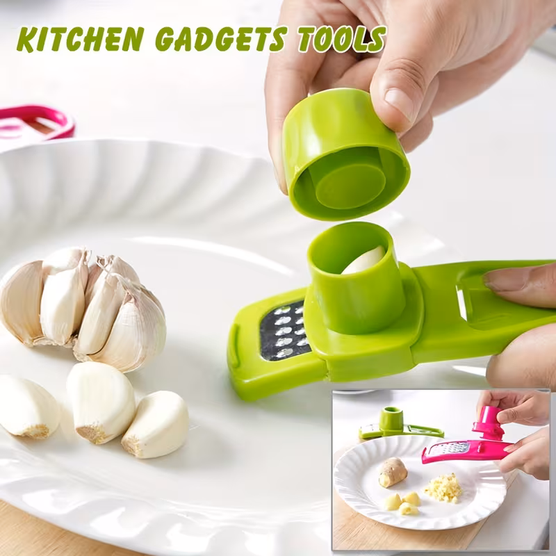 3-in-1 Garlic and Ginger Tool for Mashing, Grinding, and Crushing – description image 2