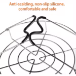 Stainless Steel Canning Rack with Handle for Lifting and Steaming Jars – gallery image 5