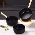 Non-Stick Cooking Pot with Glass Lid for Heating and Simmering Food – gallery image 8