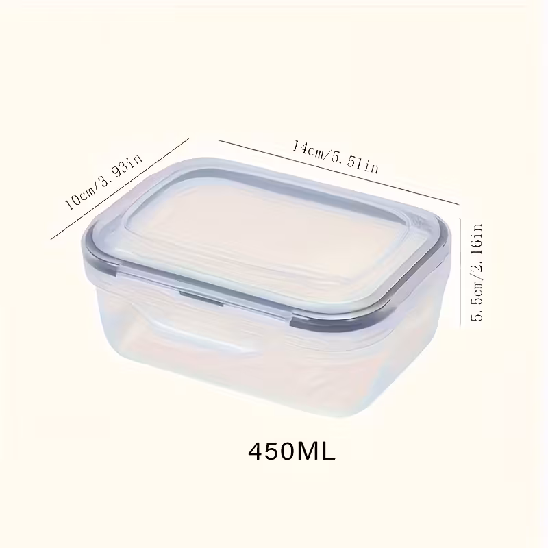 Leak-Resistant Food Storage Container with Lid for Kitchen Organization – description image 1