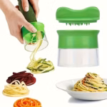 Spiral Multifunctional Vegetable Grater for Slicing Carrots and Cucumbers with Rotating Design – gallery image 2