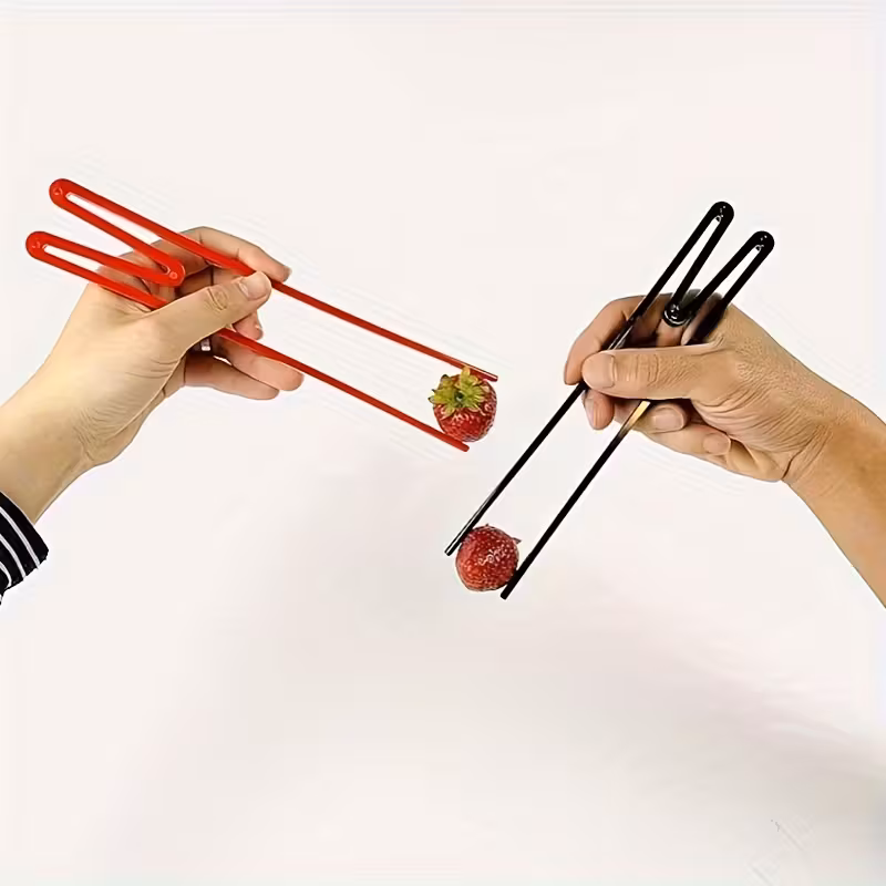 Reusable Training Chopsticks for Beginners with Guided Grip Design – description image 1