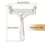 Adjustable Stainless Steel Cheese Slicer for Thin or Thick Slices – gallery image 5
