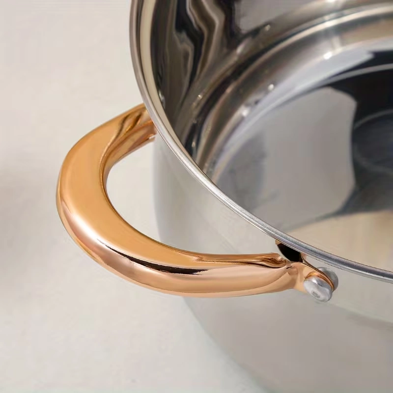 Stainless Steel Soup Pot for Cooking Soups, Sauces, and Stews with Lid – description image 5