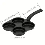 Nonstick Four-Cup Egg Frying Pan for Breakfast Cooking – gallery image 3