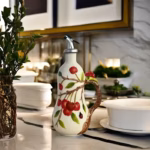 Hand-Painted Ceramic Jar with Handle for Holding and Pouring Liquids – gallery image 8