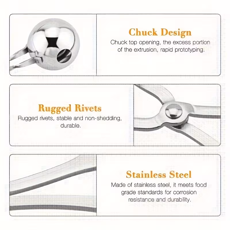 Stainless Steel Meatball Spoon for Forming Meat, Fish, and Rice Balls – description image 3