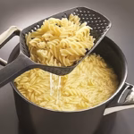 Plastic Strainer Spoon for Draining and Scooping Cooked Foods – gallery image 7