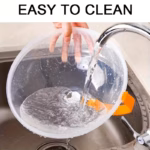 Clear Splash Food Cover for Microwave Heating with Steam Vent and Grip Handle – gallery image 3