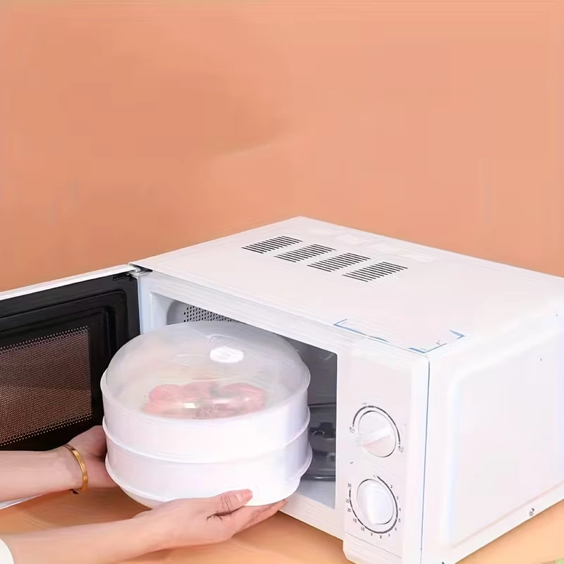 Household Microwave Steamer for Heating and Steaming Food – description image 7