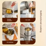 Stainless Steel Fryer for Manual Deep Frying – gallery image 2