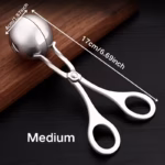 Stainless Steel Meatball Spoon for Forming Meat, Fish, and Rice Balls – gallery image 4