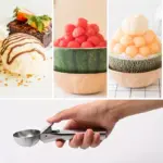 Stainless Steel Ice Cream Scoop with Trigger for Dessert Serving – gallery image 6