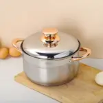 Stainless Steel Soup Pot for Cooking Soups, Sauces, and Stews with Lid – gallery image 4