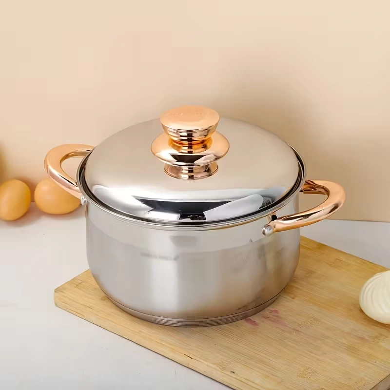 Stainless Steel Soup Pot for Cooking Soups, Sauces, and Stews with Lid – description image 3