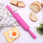 Silicone Dough Roller and Non-Stick Rolling Pin for Baking Preparation – gallery image 2