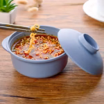 Japanese-Style Instant Noodle Bowl with Lid for Serving Soups and Rice – gallery image 9