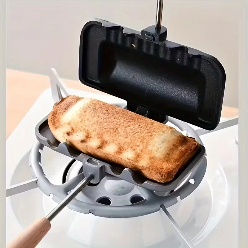 Sandwich Frying Pan for Flipping and Cooking Flat Foods – description image 1