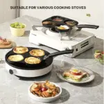 Nonstick Four-Cup Egg Frying Pan for Breakfast Cooking – gallery image 5