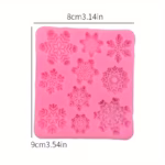 Snowflake Silicone Baking Mold for Shaping Chocolate and Decorative Treats – gallery image 6