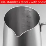 Mini Stainless Steel Milk Pot with Long Handle and Pour Spout for Heating Milk, Butter, Coffee and Sauces – gallery image 8