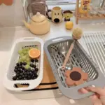 Extendable Colander for Straining and Rinsing Ingredients with Adjustable Design – gallery image 8