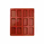 12-Cavity Silicone Mold for Shaping Chocolate, Pudding, and Desserts – main image