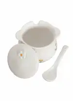 Ceramic Storage Jar for Kitchen Organization with Lid and Spoon – main image